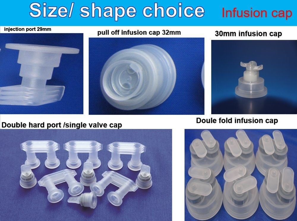 30mm 32mm Farmasötik Euro Baş Kapağı ISBM PP Infüzyon Şişesi için Farmasötik PP Kapağı I.V. Torba için