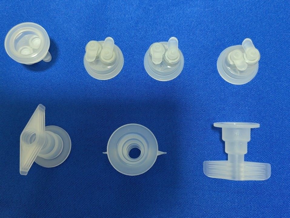 Euro Kapaklar ve Portlar PP LVP Tıbbi Infüzyon Şişesi ISBM BFS makinesi 32mm PP Euro Kapak euro başlık