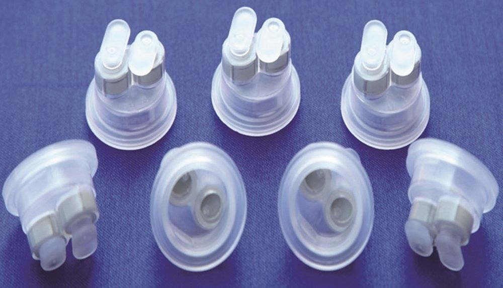 32 mm Tıbbi İfüzyon Şişesi PVC olmayan Yumuşak Çanta PP Çift Katlanabilir İfüzyon Kapak Tıbbi İfüzyon Şişesi PP Kapak