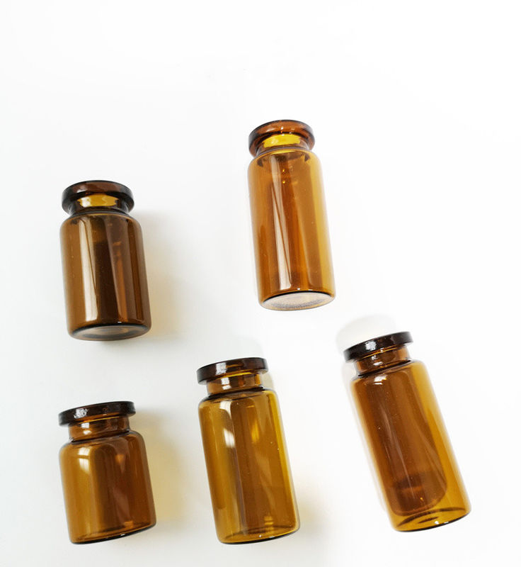5 ml 7 ml 10 ml Saf Amber Farmasötik Saf Amber Enjeksiyon Tubular Cam Şişeler Vaccacine için
