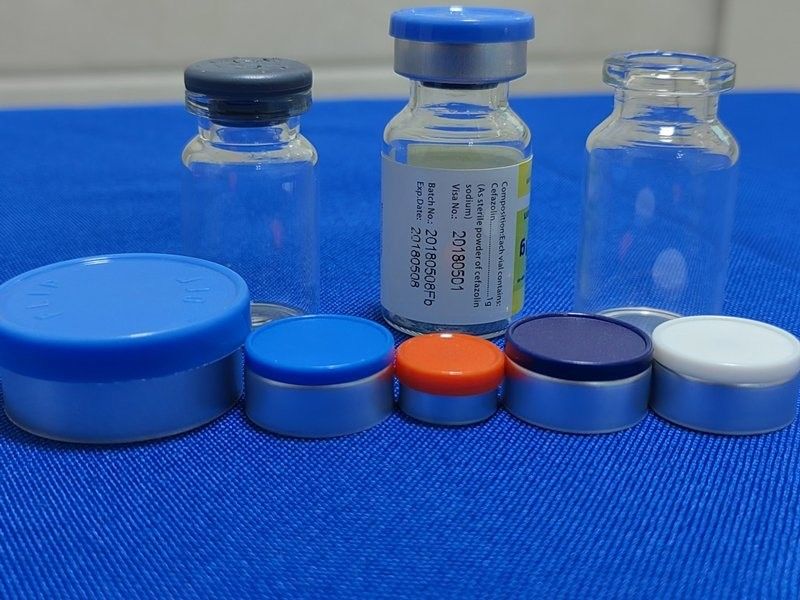 Boş 5ml 7ml 10ml Küçük Farmasötik Cam Şişeler Açık Amber Tıbbi Crimp tüplü Cam Şişe