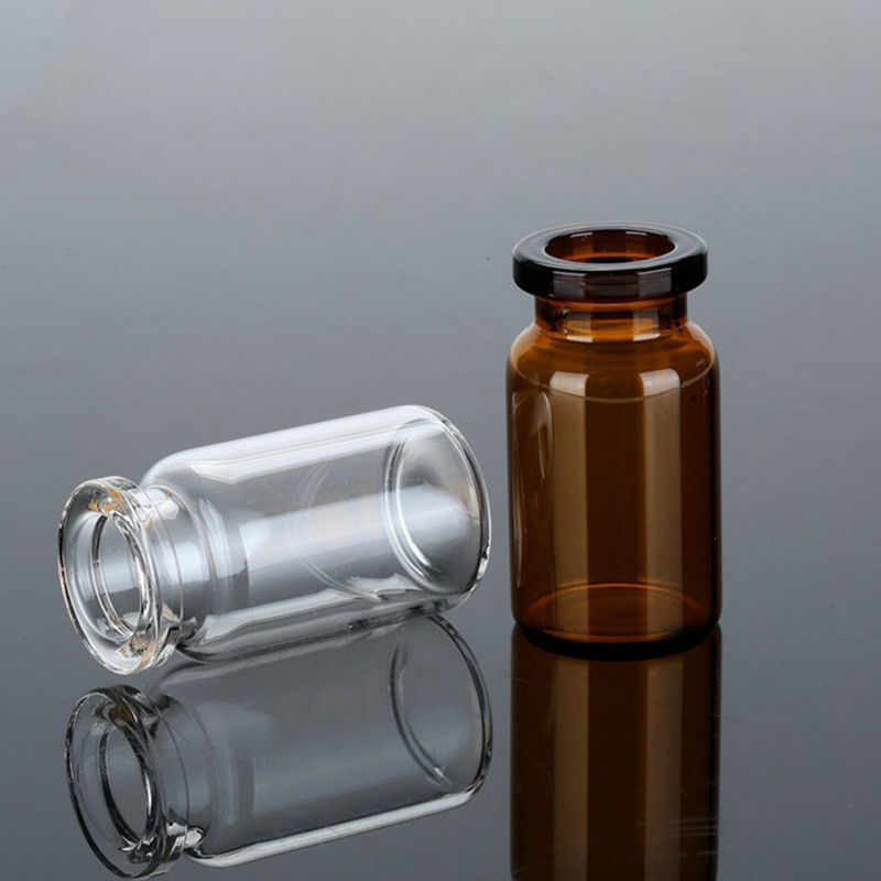 Şeffaf Amber 5ml 10ml Boş, Şeffaf Boş Farmasötik Düşük Borosilikat Tubular Kalıplaşmış Cam Viyole