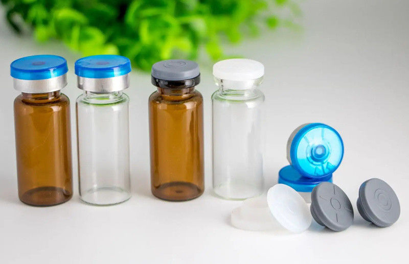 5 ml 7 ml 10 ml 20 ml boş Farmasötik küçük Amber Açık Enjeksiyon Tubular borosilikat Cam Şişe Kapaklı