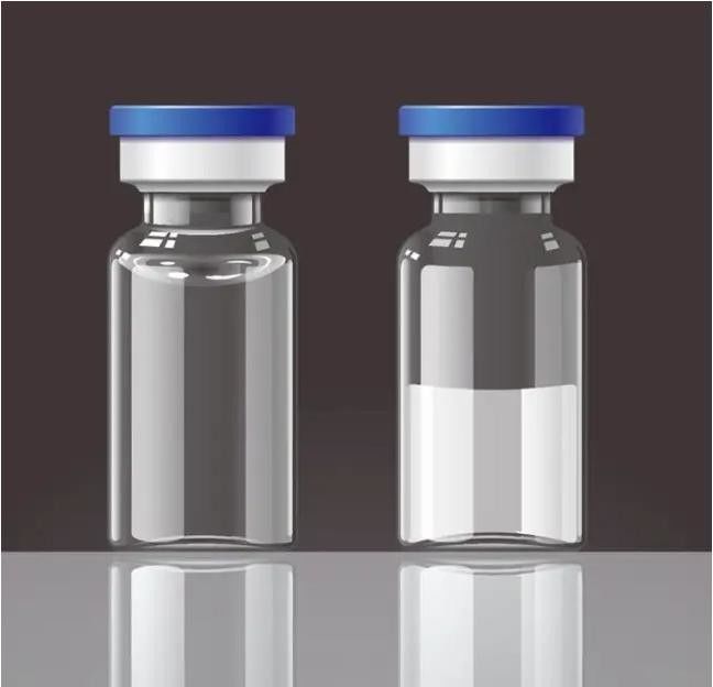 2 ml 5 ml 7 ml Dondurma Kurutma Cam Viyoli Farmasötik Tubular Vaktsina Alüminyum kapağı olan Açık Amber Cam Viyolar
