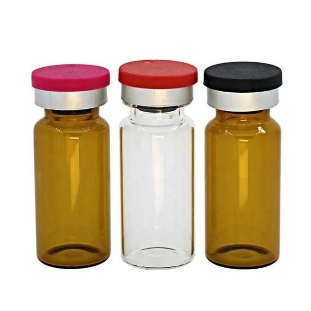 5 ml 10 ml 20 ml Açık Amber Viyole Vaccacine cam şişe İlaç Soda Limon Farmasötik Enjeksiyon Cam Fişe