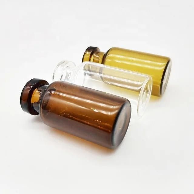 Enjeksiyon Penisilin Cam Viyoli 5ml 10ml Açık Amber Borosilikat Farmasötik Tubular Enjeksiyon için Cam Viyolar