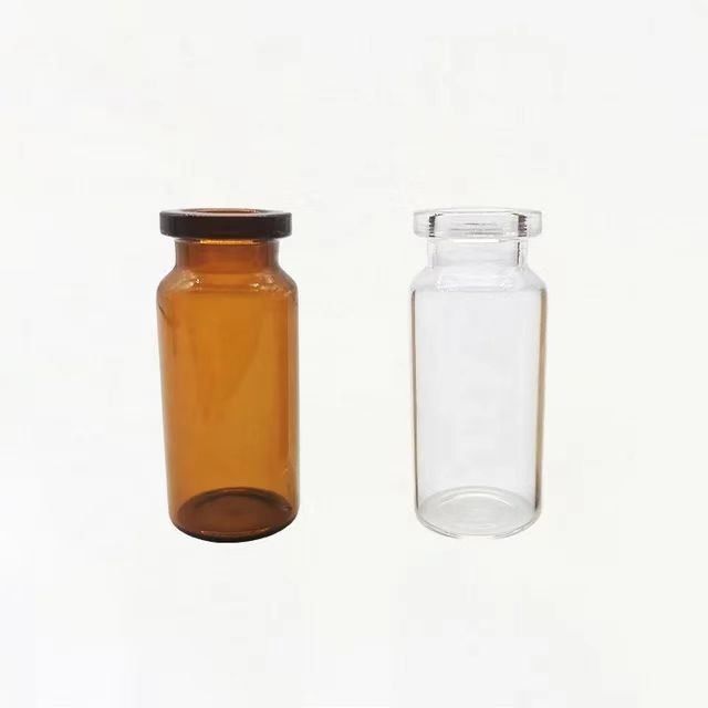 5 ml 20 ml Farmasötik Borosilikat Cam Amber Açık Boş Liyofilizasyon Tüplü Cam Enjeksiyon Flakon