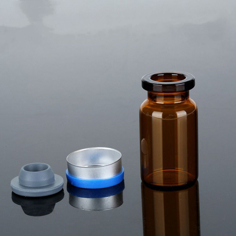 5ml 7ml 10ml 20ml Tıbbi kozmetik Borosicilat Tüplü tıbbi Enjekte edilebilir cam şişeler Alüminyum Plastik Kapaklı