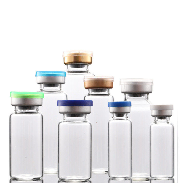 Farmasötik Enjeksiyon Paketi için 7 ml 10 ml Açık Amber Düşük Borosilikat Tubular Sterilik Boş Cam Şişe