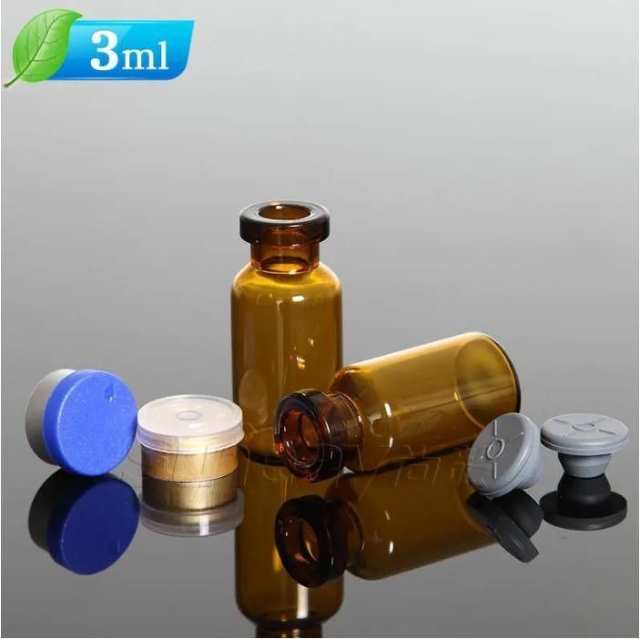 5 ml 7 ml Alüminyum plastik kapağı olan aşı için açık ve kahverengi borosilikat cam tüplü cam enjeksiyon şişeleri