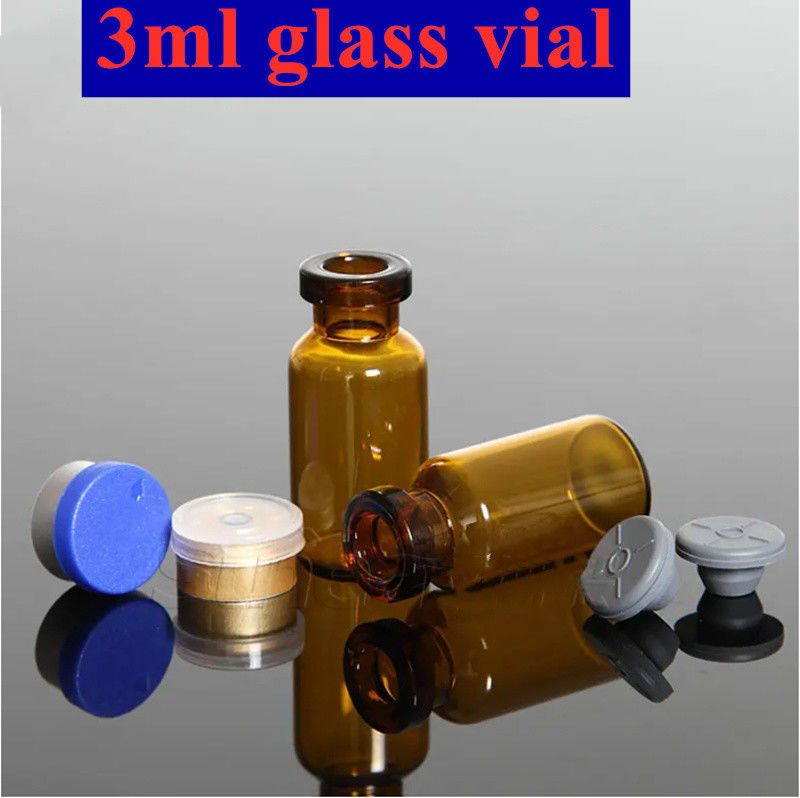 Kalıplı I. Tipi Cam Flakon 10ml Tıbbi Cam Flakon Kauçuk Kapağı
