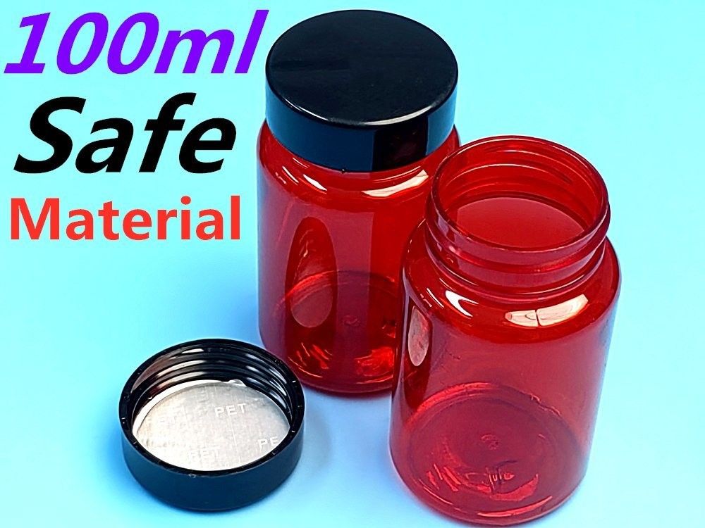 100cc 150cc PET Plastik Kapsül Şişe İlaç Hap Vitamin tablet Şişe Konteyner Plastik Hap Kapsülleri Şişe
