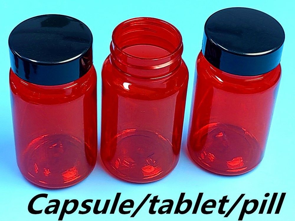 100cc 150cc PET Plastik Kapsül Şişe İlaç Hap Vitamin tablet Şişe Konteyner Plastik Hap Kapsülleri Şişe