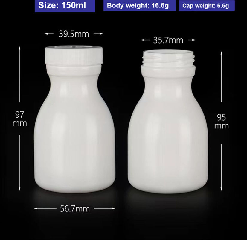 50 ml 120 ml 150 ml beyaz PE Plastik Sağlık Bakım Tıbbi Şişe Tablet Şişe Çocuk Kanıt Kapak İlaç boş ilaç şişe