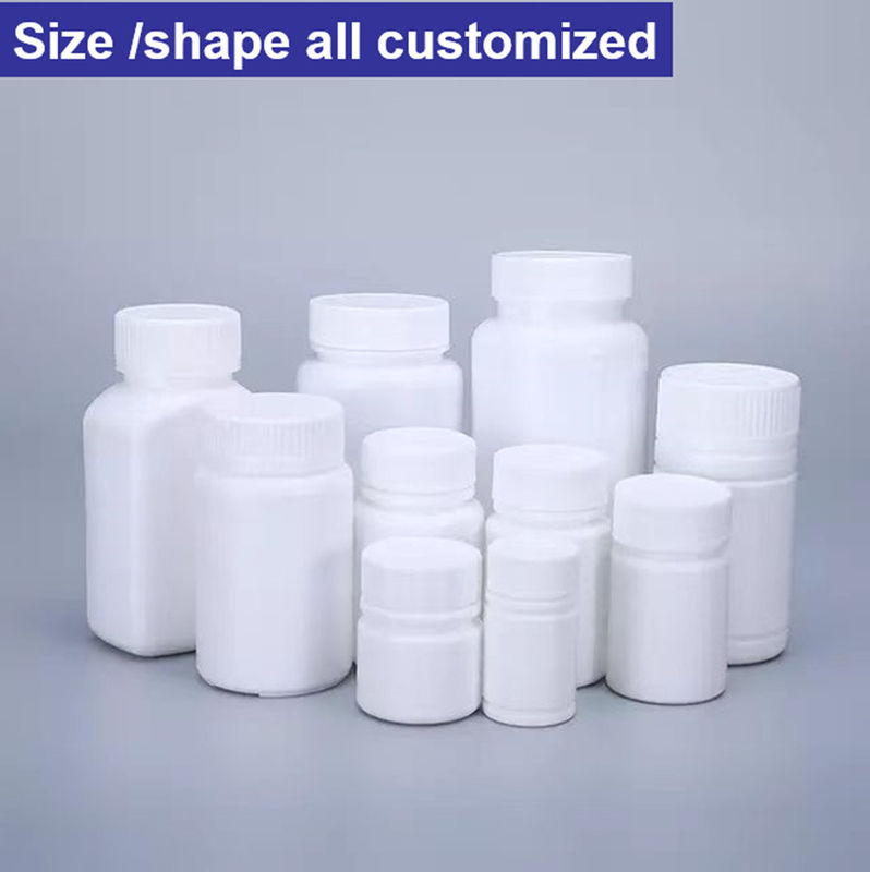 30 ml 50 ml 100 ml Beyaz PE Boş Plastik Vitamin Kapsülü Sağlık Takviyesi Tablet İlaç Kapsülü Hap Şişeleri