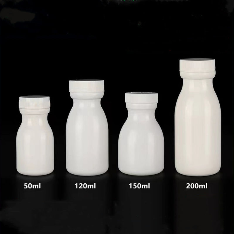 50 ml 120 ml 150 ml Boş Beyaz HDPE Hap Konteyneri İlaç Vitamin Kapsül hap Depolama Plastik ilaç şişe HDPE M