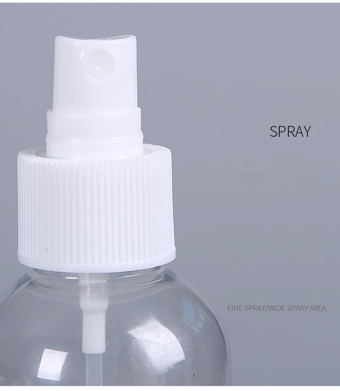 60 ml 100 ml Yuvarlak Şekil Küçük PET Plastik Sprey Şişe l 50 ml kozmetik PET açık El yıkama sanitasyonu sprey şişesi