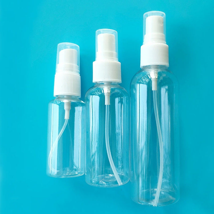 30ml 50ml 60ml 100ml 120ml 250ml boş kozmetik Pet Plastik sis parfümü Spray Şişe Mini Plastik PET Spray Şişe