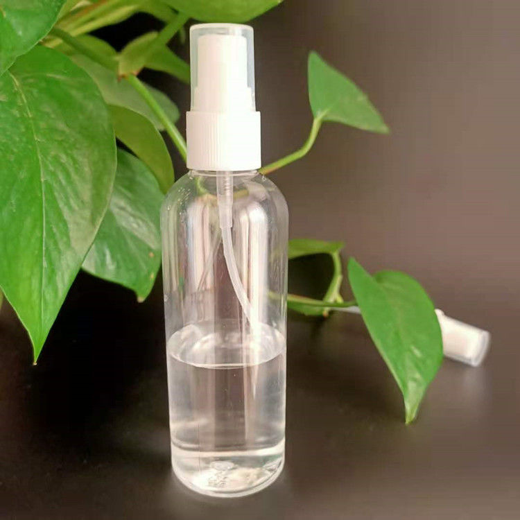 50ml 60ml 100ml PET açık yuvarlak özelleştirilebilir yeniden doldurabilir el dezenfektan yuvarlak doldurma kozmetik PET plastik sprey şişesi