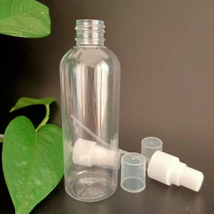 30ml 60ml 100ml yeniden doldurulabilir alkol açık şeffaf Boş Plastik Sprey Şişeleri PET Sprey Şişesi Fine Mist Sprayer ile