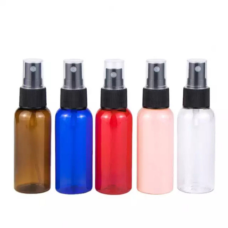 60ml 120ml 355ml mavi Plastik El Dezenfektan Deri Bakım Şampuan Sprey Şişe PET Kozmetik Şeffaf Plastik sprey şişeler