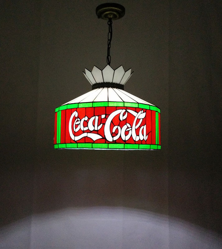 12' Bar Restoran Kafe Yemek Odası Asılı Işık Tavan Işığı Kırmızı vitrinli cam LED Lamba Lamba Lamba